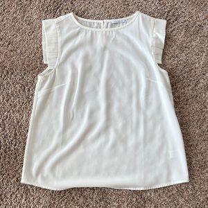 Staccato Cream Sleeveless Blouse